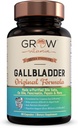 grow vitamin Original Gallbladder Formula, Made w/Purified Bile Salts & Ox Bile Digestive Enzymes - Includes Carefully Selected Digestive Herbs - 90 Capsules