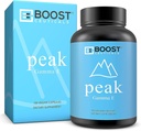 BoostCeuticals Popular Together Vitamin e 400 IU Gamma E Mixed Tocopherols CoQ10 200mg 270 Vegan Bundle No Additives Non-GMO Gluten Free Pure Natural Vitamin e Co Q 10 Supplement Bioperine Capsules