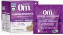 OM MUSHROOM SUPERFOOD Hot Chocolate Blend – Dutch Cocoa Mushroom Powder with Lion’s Mane, Reishi, Chaga & Turkey Tail – Focus, Calm & Stress Support – 2g Sugar, 25 Calories – Single Serve (10 Count)