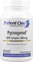 Patient One Pycnogenol OPC Complex 300mg | Supplement to Support Vascular Health and Healthy Aging* | French Maritime Pine Bark and More | 30 Capsules
