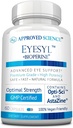 Approved Science EyeSyl - Eye Support Supplement - Chromium Picolinate, Taurine, Lutein, Zeaxanthin, Bilberry, BioPerine - 1 Month Supply - 60 Capsules - Made in The USA