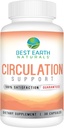 Best Earth Naturals Circulation Supplement - Balanced Formula for Optimal Circulatory Support - 30 Capsules (30-Day Supply)