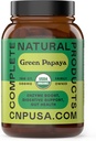 Complete Natural Products Organic Green Papaya Capsules - Green Papain Enzyme Capsules - 500mg 100 Pills, Organic Unripe Papaya Powder Digestive Super Fruit & Fiber