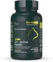 VetriScience 27+ Active Health Multivitamin for Dogs – Vet-Formulated Daily Tablets with Antioxidants, Omega Fatty Acids & B Vitamins,Supports Heart, Brain, Skin,Joint Health | Fish, 90 Count