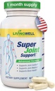 SUPER JOINT SUPPORT: Glucosamine, Chondroitin, MSM, Vitamin D and B12, FruiteX-B Joint Supplement, Maximum Pain Management, Bone & Muscle Health, Flexibility & Mobility for Men & Women, 90 Capsules