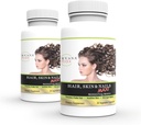 Wellgenix Purvana Max Hair, Skin, & Nails Vitamin Capsules, Double Strength Biotin 5000MCG, Fo-Ti Root, VIT A & B, Folic Acid (2 Pack)
