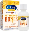Enfamil Baby Vitamin D-Vi-Sol Liquid Supplement Drops for Infants, Supporting Strong Teeth & Bones in Newborn Babies, Easy-to-Use, Gluten-Free, 50 Day Supply, Dropper Bottle