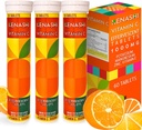 Vitamin C Effervescent Tablets 1000mg with Magnesium Zinc Vitamin E & Potassium Vitamina C Efervescente 60 Tables 3 Pack Vitamina C