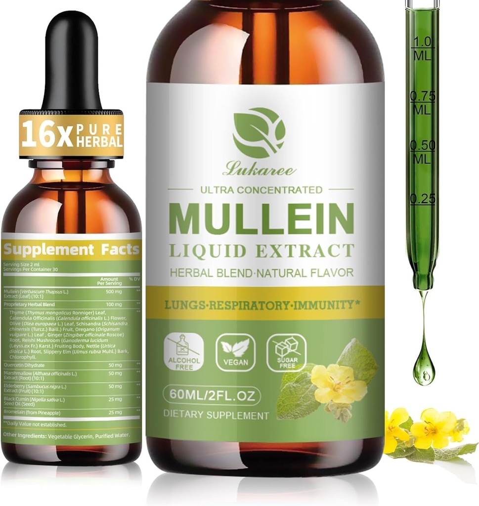 Lukaree Mullein Drops, 30 Servings