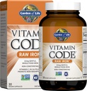 Garden of Life Women's Multi 120 Capsules + Vitamin Code Raw Iron 30ct Capsules