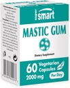 Supersmart Mastic Gum Supplement 2000mg per Day - Natural Mastic Tree Extract for H. Pylori | Non-GMO & Gluten Free - 60 Vegetarian Capsules