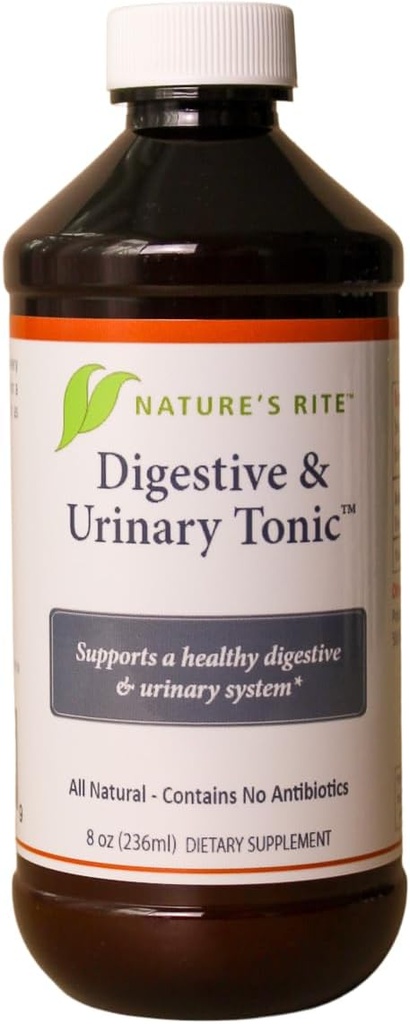 Nature's Rite Colloidal Silver Liquid, Digestive & Urinary Tonic, 45 ppm Silver Hydrosol for Immune Support (8 oz)