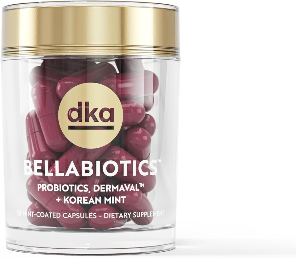 Dr. Kellyann Bellabiotics Probiotic Capsules for Digestion & Skin Health (30 Capsules) – Supports Gut & Skin Health