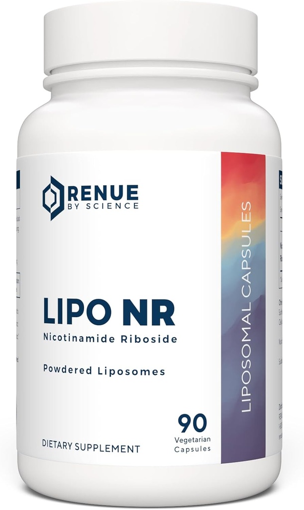 RENUE by Science Nicotinamide Riboside | High Strength Liposomal NAD Supplement | 90 Nicotinamide Capsules - 300mg Nicotinamide Riboside per Serving | Manufactured in The USA Third-Party Tested