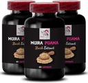 Energy Rebalance - MUIRA PUAMA BARK EXTRACT - Botanical Power Source, Endurance Support, Energizing Routine, Strength Activation, Daily Energizer, Botanical Fuel, Focus Enhancement 3 Bottles 180 Caps
