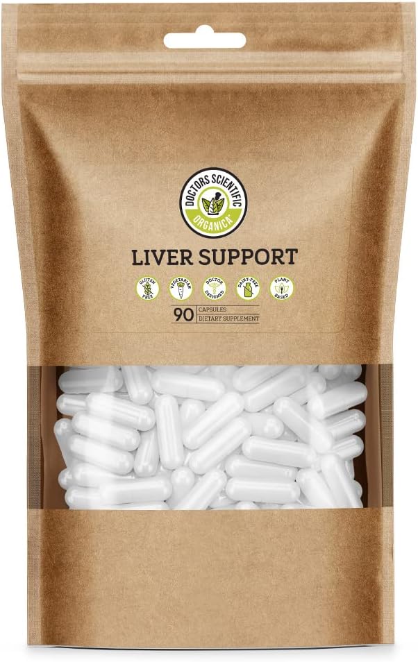 DSO Milk Thistle - Natural Liver Support - Supplement with Dandelion & Ginger Root - Liver Health Repair, Cleanse & Detox Assistance - Digestive Support - Herb Enzyme Blend - Non GMO - 90ct