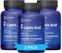Geronova Research Bio-Enhanced R-Lipoic Acid, 300 mg Capsules - 12 Month Supply - Stabilized R Alpha Lipoic Acid with Enhanced Absorption - R Lipoic Acid Supplement - 360 Count