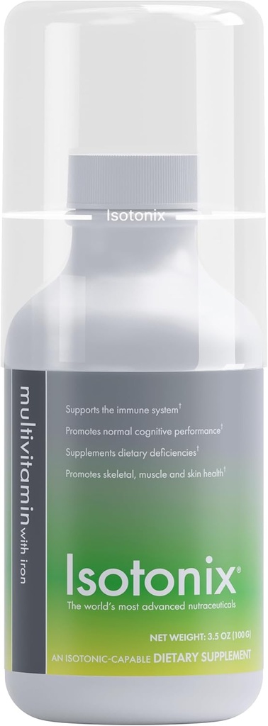 Isotonix Multivitamin with Iron - Supports Immune System, Mental Clarity, Bone Health & Energy - Ideal for Men, Women - Gluten-Free, Non-GMO - 30 Servings
