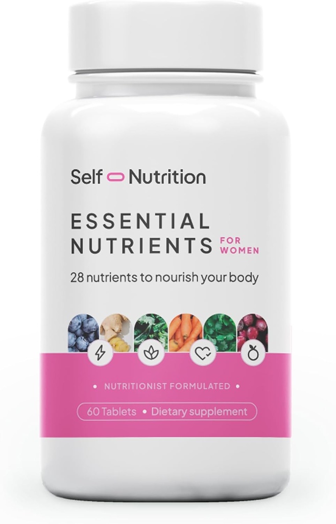 Vegan Multivitamins for Women - Once Daily - 28 Nutrients - Boost Energy, Sleep, Hair, Skin, Nails & Reduce Cravings - Keto, Vegan, Gluten Free, USA, 2-Months Supply