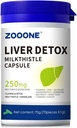 zooone - Lutein Eye Vitamins Supplement & Liver Cleanse Detox & Repair, Milk Thistle