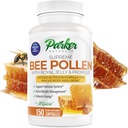 Parker Naturals Supreme Bee Pollen Capsules, 3520 mg Royal Jelly, Bee Pollen, and Bee Propolis Capsules, Natural Bee Pollen Supplement for Adults, 150 Capsules