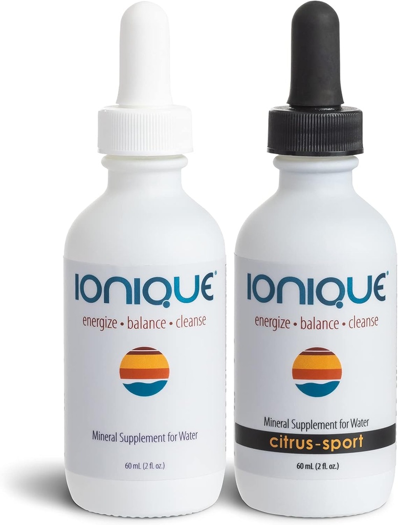 Mineral Supplement for Water - Make Ultra-Premium Mineral Water - Magnesium, Trace Mineral & Electrolyte Hydration System, Mineralize Filtered and RO Water, Two 2 oz Bottles of Liquid Drops
