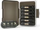 Weekly Pill Organizer 4 Times a Day, 7 Day Pill Box 4X, Portable for Travel Pill Case for Pills/Vitamin/Fish Oil/Medication/Supplements (4x7 Black)