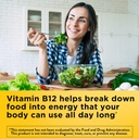 Nature Made Energy B12 1000 mcg, Dietary Supplement for Energy Metabolism Support, 80 Gummies, 40 Day Supply (Pack of 2)