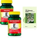 Spring Valley Vitamin E Heart Health Dietary Supplement Softgels, 180 mg (400 IU), 200 Count, 2-Pack + Exclusive VitaMax Vitamin Guide (3 Items)