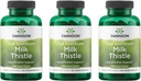 Swanson Milk Thistle - Herbal Liver Support Supplement - Natural Formula Helping to Maintain Overall Health & Wellbeing - (100 Capsules, 500mg Each) 3 Pack