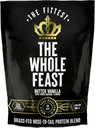 The Fittest Whole Feast Beef Protein Powder - Butter Vanilla - Grass Fed Nose to Tail Carnivore Blend Including Liver, Colostrum and Whole Bone - BCAAs - 14g Collagen - 21g Total Protein