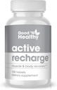 GOOD 'N HEALTHY - Magnesium Supplement for Improved Muscle Function and a Healthy Heart, Active Recharge, 100 Tablets