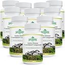 Active Hexose Correlated Compound 1500 mg Supplement, Natural 8 Mushroom Extract Supplement, Immune System, Liver Function, Natural Killer and T Cells Activity, 900 Veggie Capsules