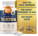 Colostrum Supplement 2 Month Supply, Grass Fed Bovine Colostrum, Colostrum Powder Capsules