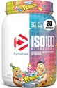 Dymatize x Birthday Cake Pebbles ISO100 Whey Protein Powder Isolate, 25g of Protein, 5.5g BCAAs, 120 Cal., Gluten Free, 1g Fat, 1g Sugar, 2g Carb (20 Servings)