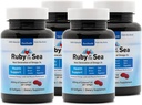 Marine Oil Supplement - All Natural Calanus Oil, Astaxanthin, Omega-3 and Fatty Acids - Heart and Brain Health Nutritional Supplements - 4 Pack