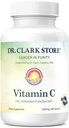 Dr Clark Vitamin C Supplement 1000mg - Gluten Free, Immunity Support, Potent antioxidant, Supports Brain Function, Promotes Tissue Formation and Repair, 100 Gelatin Capsules