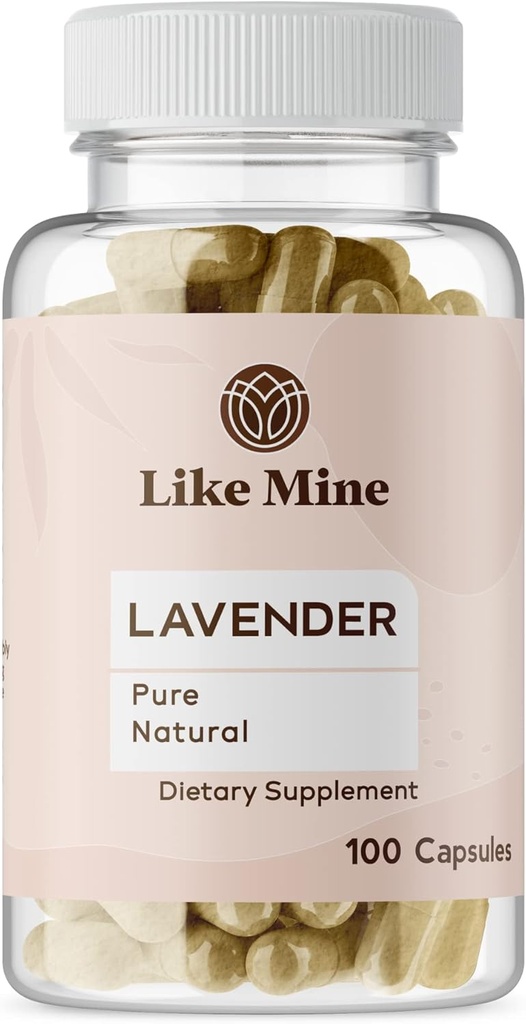 Like Mine Lavender Extract (100 Capsules), Pure & Natural, Herbal Supplement, No Fillers