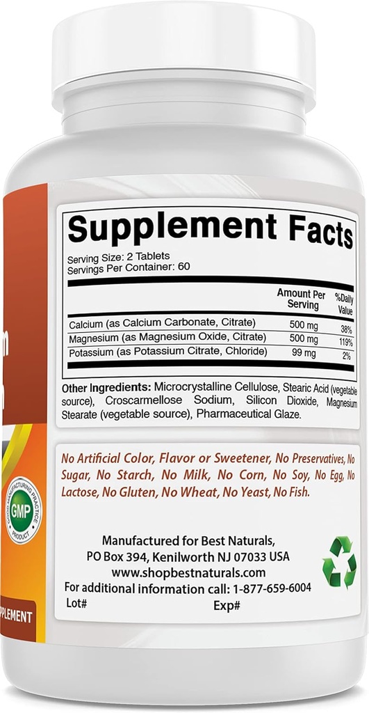 Calcium Magnesium Potassium & B-100 Complex