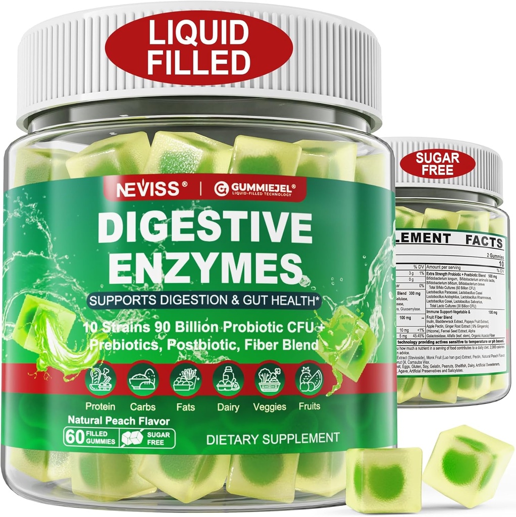 NEVISS Digestive Enzymes Gummies