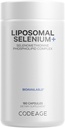 Codeage Selenium 200 mcg Supplement, 6-Month Supply, Immune Support, Mineral Cofactor Selenomethionine, Phospholipids, Vegan, Liposomal Delivery, 180 Capsules
