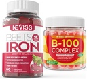 Sugar Free Iron Gummies+Vitamin B100 Complex