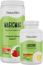 Dynamic Duo MagicMag & Kadsorb - Magnesium Powder Stress & Sleep Support Drink & Potassium Caps Electrolyte Balance Normal pH Support - Natural Aid for a Slow Metabolism
