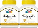 21st Century Niacinamide 500 mg Prolonged Release Tablets, 110-Count (Pack of 2)