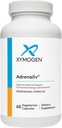 XYMOGEN Adrenaliv - Adrenal Support Supplement to Promote The Body's Response to Stress, Promote Energy and Stamina - Rhodiola Rosea, Eleuthero, Adrenal Complex, Licorice, Vitamin B6 (60 Capsules)