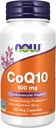 NOW Foods Supplements, CoQ10 100 mg with Hawthorn Berry, Pharmaceutical Grade, All-Trans Form produced by Fermentation, 90 Veg Capsules