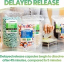XPRS Nutra Delayed Release Size 1 Empty Capsules - 1000 Count Clear Empty Vegan Capsules - Vegetarian Pills - DIY Vegetable Capsule Filling - Fillable Veggie Gel Caps for Do-It-Yourself Supplements