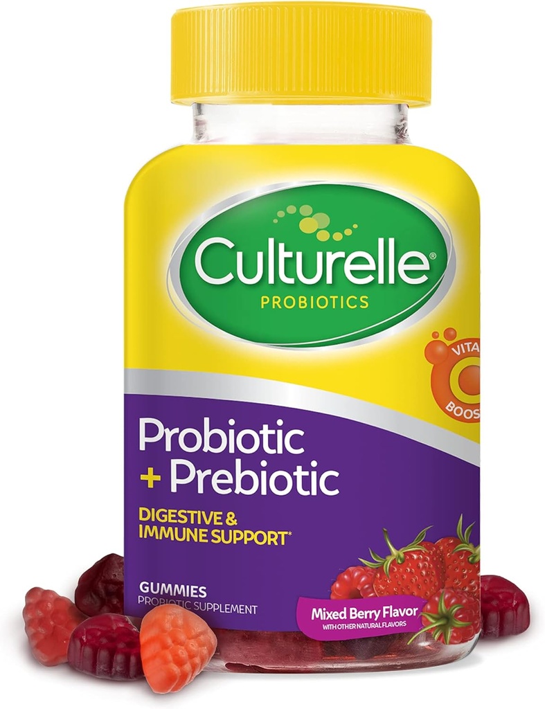 Culturelle Daily Probiotic Capsules 30CT & Gummies 52CT with Lactobacillus rhamnosus GG for Digestive & Immune Health