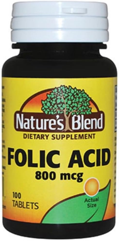 Folic Acid 800 mcg 800 mcg 100 Tabs