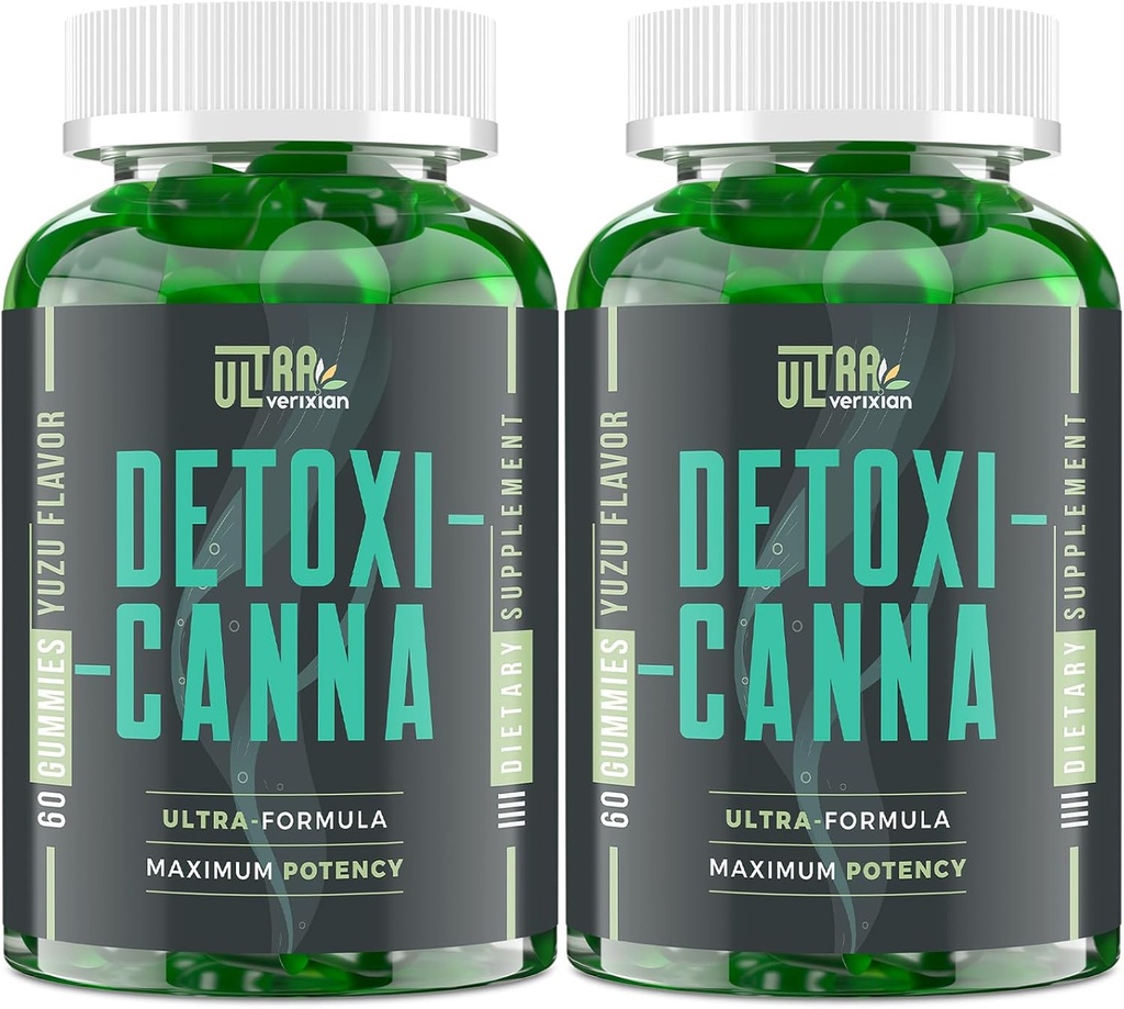 Detox Cleanse Gummies - Liver, Gut, Kidney Cleanse Detox & Repair, Rapid & Effective Full Body Cleanse Best for Women and Men with Milk Thistle - Natural Plant-Based Detox Supplement, 120 Gummies